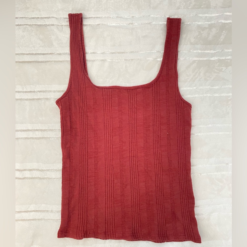 American eagle maroon tank top size s